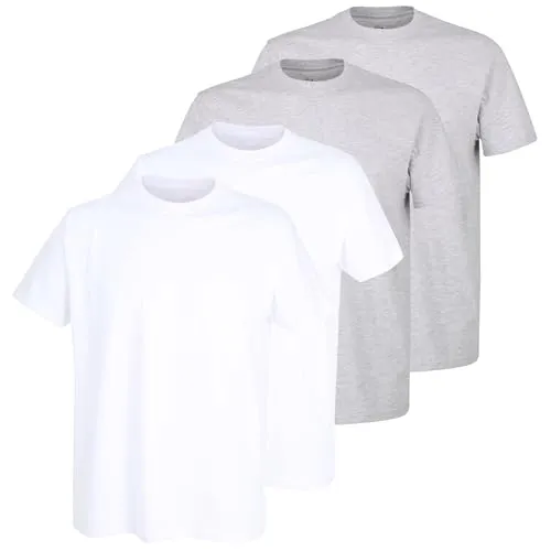 Götzburg Herren T-Shirts mit Rundhals-Ausschnitt | 2er Set in grau von GÖTZBURG