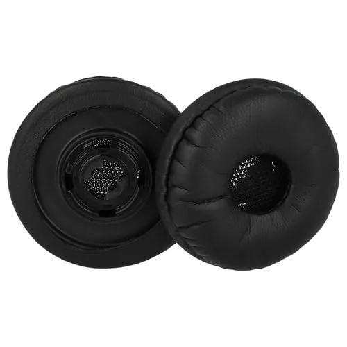 vhbw 2X Ohrpolster kompatibel mit Plantronics CS540, 84693-02, 203947-02 Kopfhörer Headset, Schaumstoff/Kunststoff Schwarz