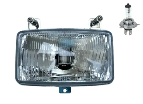 MelTruck® Scheinwerfer mit Glühbirne H4 12V Fernlicht Abblendlicht Traktor Deutz Fahr E8