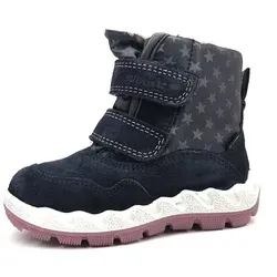 Superfit Stiefel ICEBIRD Veloursleder/Textil - Wasserdichte Mädchen Winterstiefeletten mit GORE-TEX-Membran, warmem Textilfutter und flexiblem Klettverschluss für optimalen Komfort und Bewegungsfreiheit.