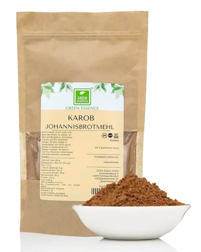 Johannisbrot Pulver 250g - Carob Pulver - getrocknet und gemahlen - vegan