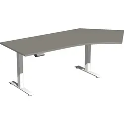 Geramöbel Tisch Elevate Plus 135 re 2166x1130x630-1280mm ws/on