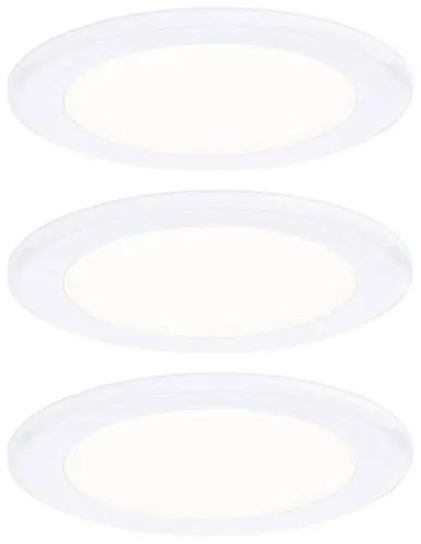 Paulmann LED Möbeleinbauleuchten 3er-Set rund 65mm von Paulmann