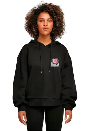 Merchcode Damen Mp0008531-ladies Sunset Charm Oversized Hoody - Kapuzenpullover für Damen, lässiger Oversized-Schnitt für ultimativen Komfort und vielseitige Styling-Möglichkeiten im Alltag.