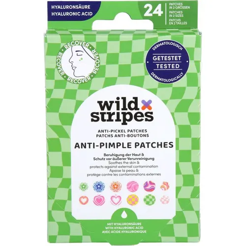 WILD STRIPES Anti-Pickel Patches Groovy Recover 24 St.