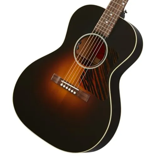 Gibson L-00 Original Ebony - Westerngitarre - Hochwertige Westerngitarre aus den USA mit massiver Sitka-Fichtendecke und Mahagonikorpus. Ideal für professionelle Musiker, inkl. Koffer und LR Baggs VTC Tonabnehmer.
