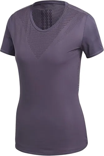 adidas Damen Feminine T-Shirt Trainingsshirt Sportshirt, Lila Purple, S