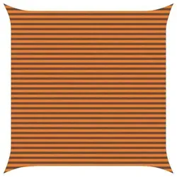 vidaXL Outdoor-Sonnensegel 4,5 x 4,5 m in Orange und Braun - Schattenspendendes Sonnensegel für Garten, Terrasse und Balkon. Aus wetterfestem Polyester gefertigt, bietet es UV-Schutz und ist einfach zu montieren. Ideal für stilvolle Akzente im Freien!