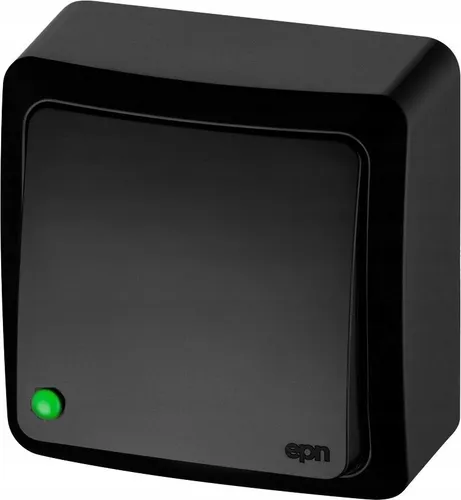 Berg | Schalter 3712-09 - Schwarz - Einfache Installation - Hochwertige Verarbeitung - Modernes Design