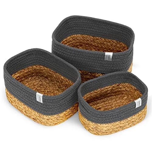 NORDIS DESIGN Aufbewahrungskörbe 3er Set in grau von NORDIS DESIGN