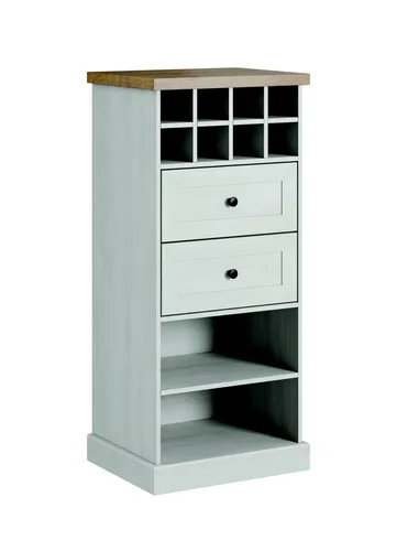 Landhaus Weiss Kommode Lowboard Anrichte aus Holz