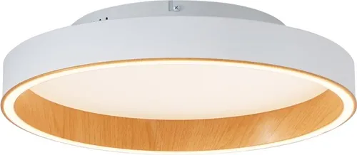 Produktbild QAZQA Design-Deckenleuchte Ingo 40cm mit Holzoptik und LED