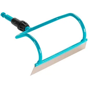 Gardena combisystem Bügelzughacke 03193-20 – 16 cm - Effektive Bügelzughacke für einfaches Jäten und Bodenlockern. Robustes Edelstahlblatt, 16 cm breit, ideal für anspruchsvolle Gartenarbeiten. Kompatibel mit GARDENA-Stielen für optimalen Komfort.