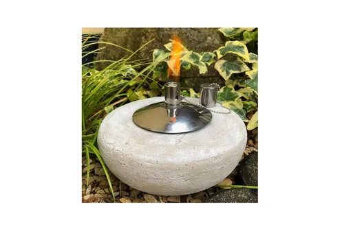 Radami Gartenfackel – Öllampe aus Steinguss von Radami