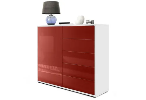 Vladon Kommode Ben V2 in rot von Vladon