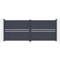 Produktbild Casanoov Flügeltor Cimone 400x160cm aus Aluminium