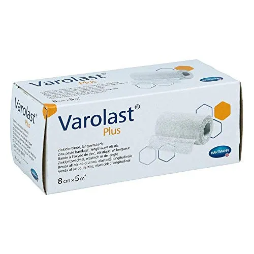 Varolast Plus Zinkleimverband 8 cm x 5 m von VAROLAST