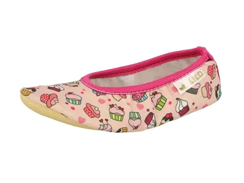 Lico Unisex Kinder 1 Style Gymnastikschuhe, Rosa Pink, 38 EU