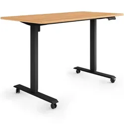 ESMART ETX-121BM Ergonomischer Steh-Sitz-Schreibtisch 140x70 cm - Der ESMART Steh-Sitz-Schreibtisch bietet stufenlose Höhenverstellung von 78,5 bis 128,5 cm, ideal für flexibles Arbeiten. Elegantes Design, leiser Motor und integrierte Aktivitätserinnerung fördern Ihre Ergonomie im Büro.