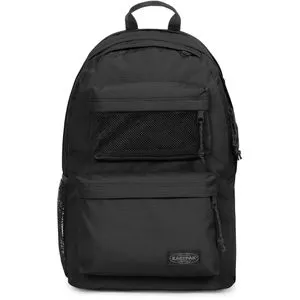Eastpak Rucksack Double Office Black - Perfekt für Schule und Büro - Schulrucksack mit 30L Volumen, wasserabweisendem Gewebe und gepolstertem Laptopfach für Laptops bis 17 Zoll. Ideal für Damen und Herren, perfekt für Uni und Handgepäck.