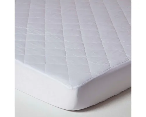 Matratzenschoner Gesteppter Matratzenschoner 90 x 190 cm mit Spannumrandung Homescapes