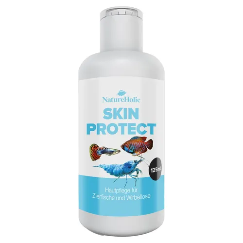 NatureHolic Skin Protect Aquarium Pflege Wasserpflege Fische Wirbellose 125ml