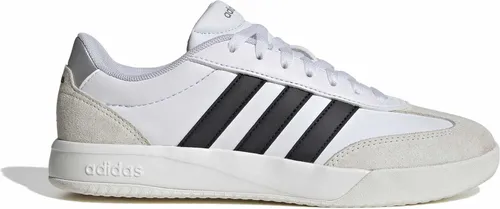 adidas VL COURT FC Sneaker in FTWWHT/CBLACK/ORBGRY - Moderne Freizeitschuhe im ikonischen Design, kombiniert mit einem bequemen Obermaterial aus Synthetik und Leder. Ideal für den urbanen Alltag und stilvolle Akzente.