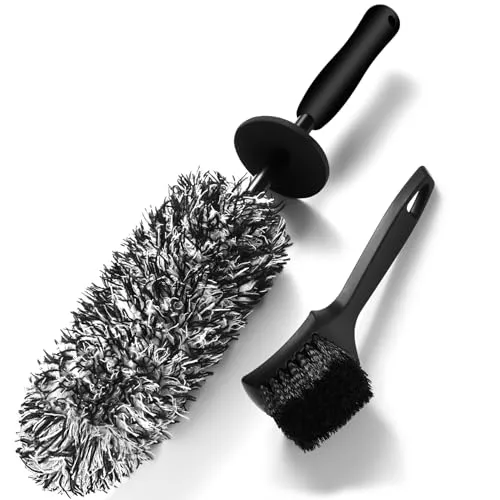SOMLAW Microfaser Felgenbürste und Reifenbürste