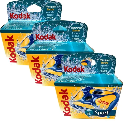 3x Wasserdichte Einwegkamera 