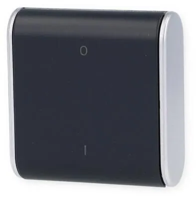 Eltako FHS2-al/anso Funk Handsender 2-Kanal - Funk-Handsender für Smart Home, energieautark ohne Batterie, kompakt und leicht mit nur 37g, Reichweite bis 30m im Freifeld.