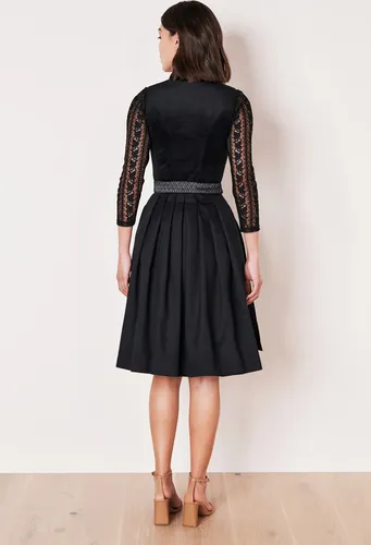 Krüger Madl Dirndl Alisha 60cm schwarz Größe 44 in pink von Krüger