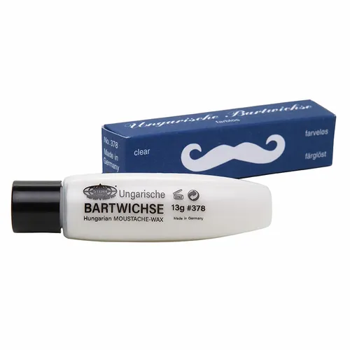 Stern ungarische Bartwichse farblos in weiß von Stern