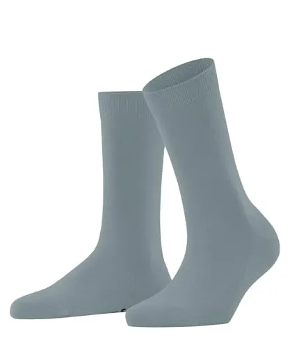FALKE Damen Family W So nachhaltige Baumwolle einfarbig Socken, Blau Cloud 6655, 39-42