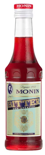  Monin Bitter Aperitif ohne Alkohol 0,25l Flasche 23,35€/l