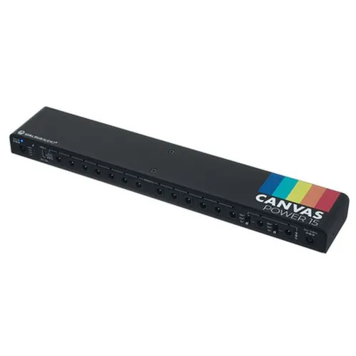 Walrus Audio Canvas Power 15 - Effektgerät für Gitarre & Bass mit 13x 9V-Ausgang, USB-C Port und vollständig isolierten Ausgängen für maximale Flexibilität und Leistung.