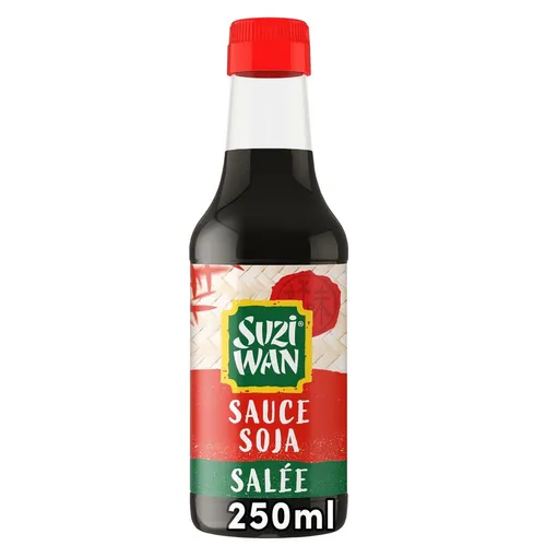 Suzi Wan Natürliche Sojasauce 250 ml – Klassisches Aroma für Asiatische Küche