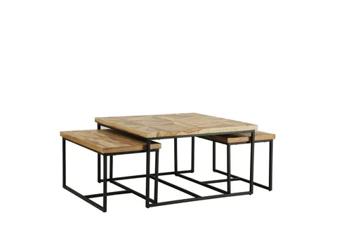 Wohnglücklich Beistelltisch Mosaik (3er-Set) von Wohnglücklich