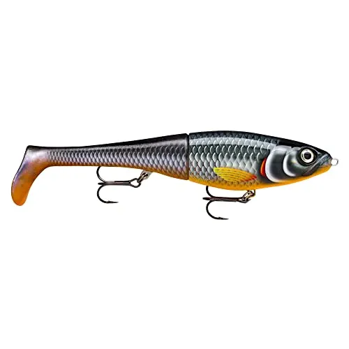 Rapala - X-Rap Peto Angelköder - Kunstköder mit weichem Fischschwanz - Süßwasser Spinnköder - Lauftiefe 0.5-1m - Fischköder 14cm, 39g - Hergestellt in Estland - Blue Ghost