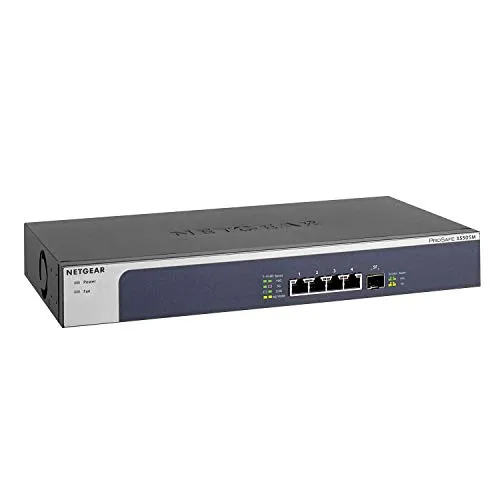 Netgear XS505M - 5-Port 10Gigabit Multi-Gig Unmanaged Switch, Plug-and-Play für optimale Netzwerkleistung in KMU und 19-Zoll-Rack