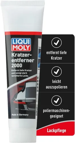 Liqui Moly Kratzerentferner 2000 - 100 ml Auto Kratzer Entferner - Polituren & Wachse, effektive Entfernung von Kratzern und Lackschäden für ein perfektes Auto-Finish.