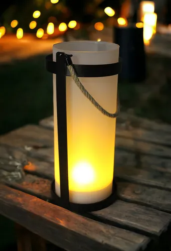 Solar LED Windlicht mit Flammen-Effekt von Arnusa