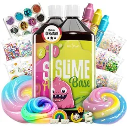 Belissia XXL Kinder Spiel-Schleim Einhorn Set