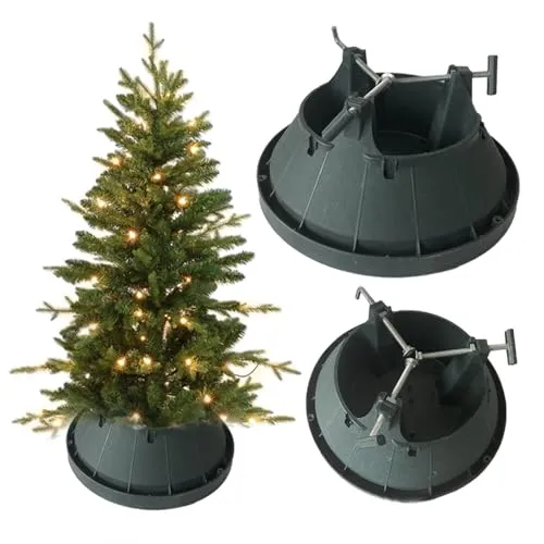 COIL Weihnachtsbaumständer, stabiler Christbaumständer mit Schrauben für sicheren Halt