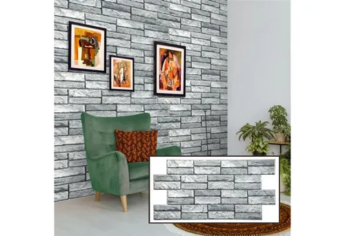 STM Company 3D Wandpaneel - 20tlg. PVC in Steinoptik für kreative Wandgestaltungen - 20-teiliges 3D Wandpaneel in grauer Steinoptik, ideal für Wohnzimmer, Küche und Bad. Mit einfacher DIY-Montage und passgenauer Anpassung für individuelle Designs.
