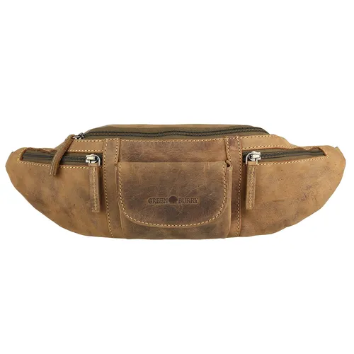 Greenburry Vintage Gürteltasche 1743-25 aus robustem Rindleder - Hochwertige Gürteltasche für Herren, gefertigt aus robustem Rindleder, ideal für den Alltag und stylische Aufbewahrung.