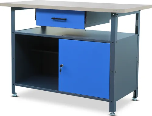 Jan Nowak Werkbank 120 cm mit Schublade und verstellbaren Füßen