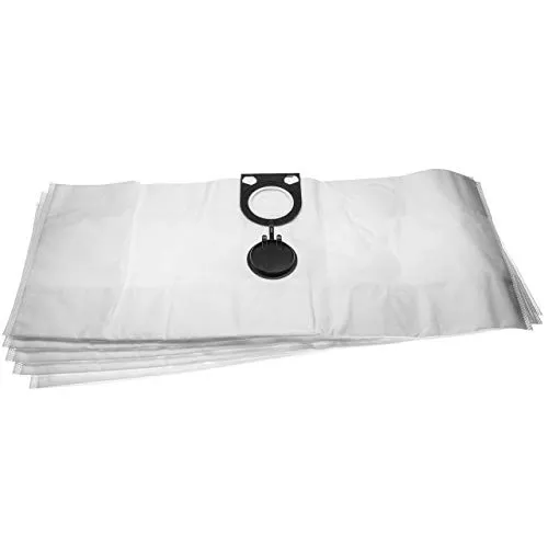 vhbw 5X Staubsaugerbeutel kompatibel mit Metabo ASA 1200, 1202, 32 L Staubsauger - Mikrovlies, 75cm x 30cm, Weiß