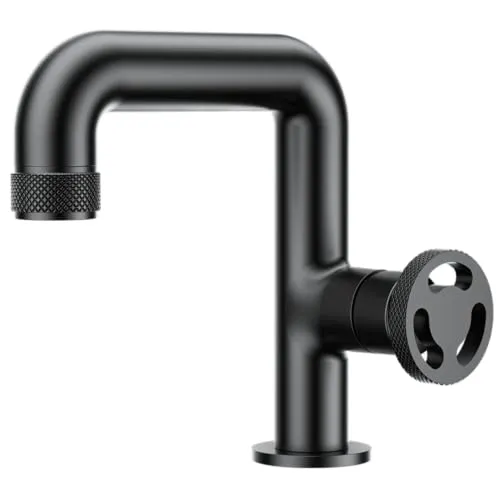 Essebagno Factory Waschbeckenmischer niedrig schwarz