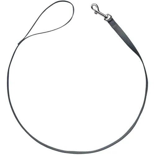 Hunter Führleine London MINI | Anthrazit | Größe 10/140 | weich & leicht | reißfest & schnelltrocknend | pflegeleicht & formstabil | ideal für Spaziergänge | leuchtende Farbe für Alltag & Abenteuer