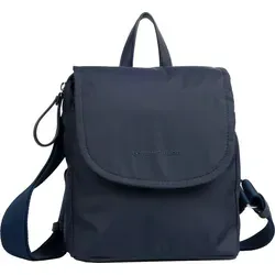 TOM TAILOR Damen TTSANSA M Rucksack mit Überschlag, blau in blau von Tom Tailor
